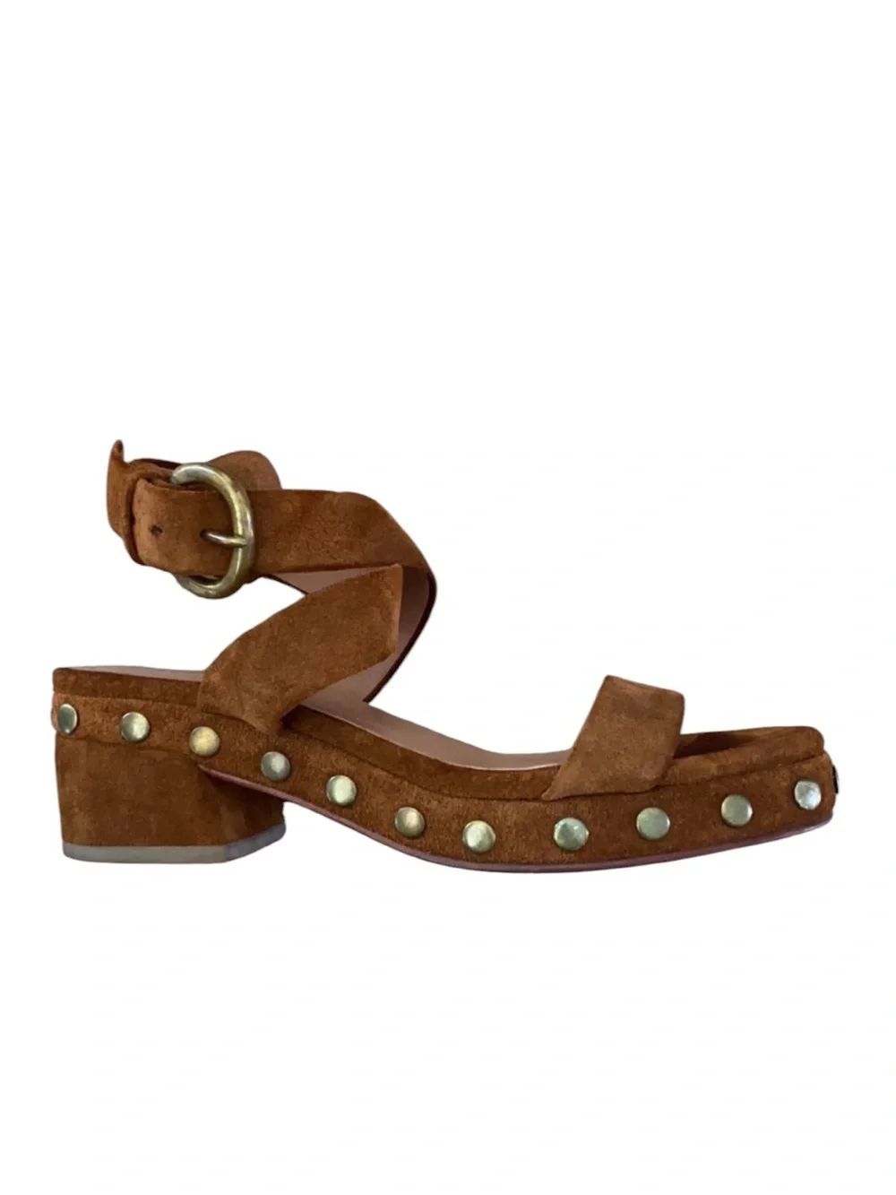 Rachel Comey Suede Studded Accents Sandals 10